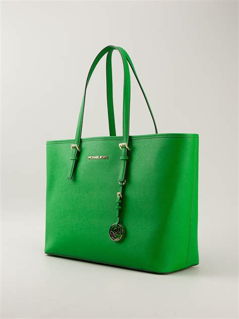 michael kors women green bottle|Michael Kors green totes women.